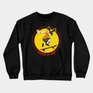 Skater Girl Crewneck Sweatshirt